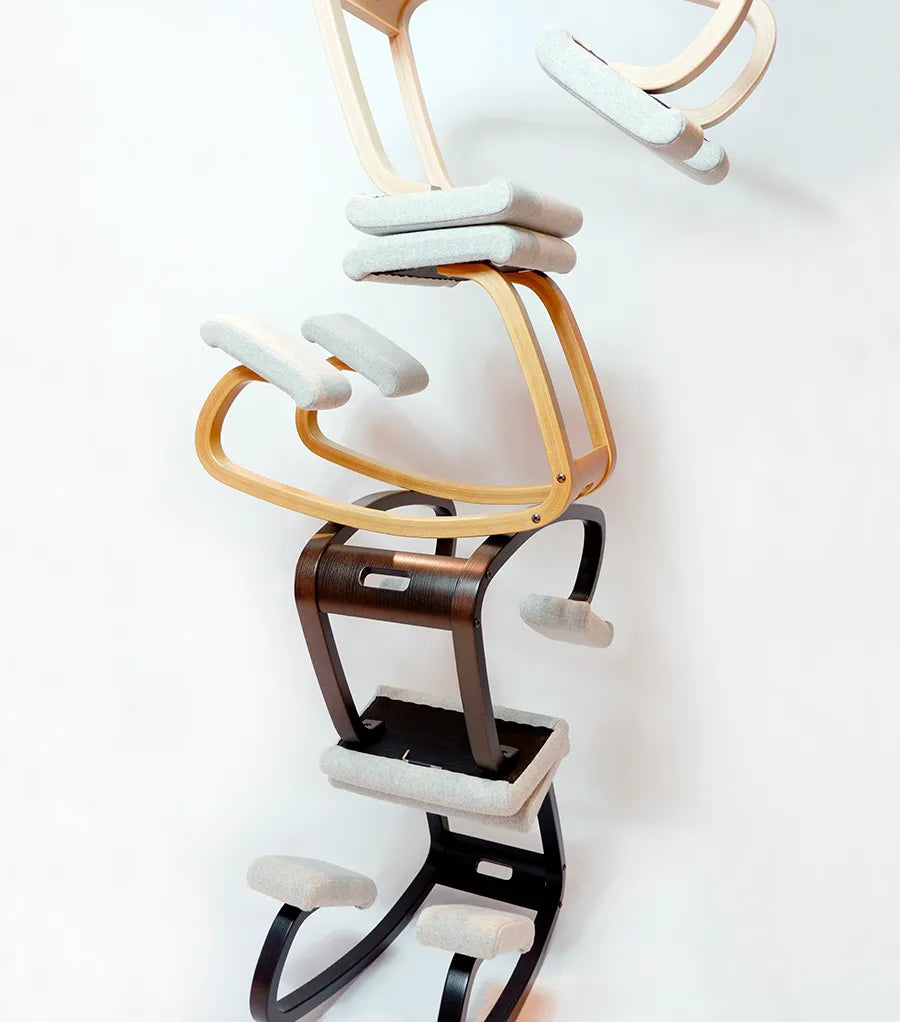 Variable Balans Stol, light brown wood fra Variér