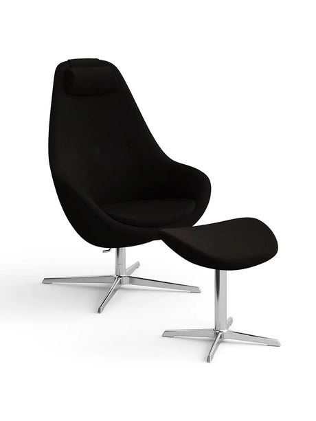 Kokon Lænestol inkl. Skammel fra Varier - Reflect / Reflect 194 / Chrome base - Jacobsen Plus
