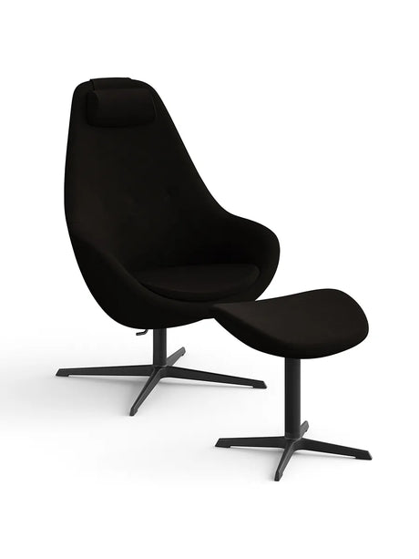 Kokon Lænestol inkl. Skammel fra Varier - Reflect / Reflect 194 / Black base - Jacobsen Plus
