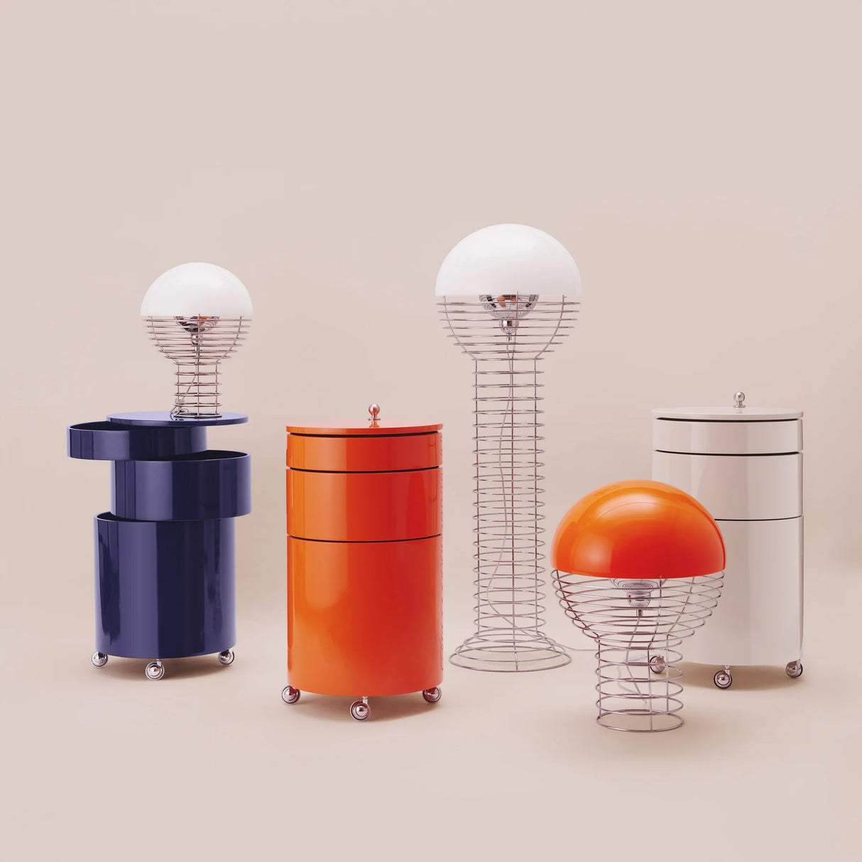 Barboy High-Gloss, Cream White af Verner Panton - 7 - Jacobsen Plus