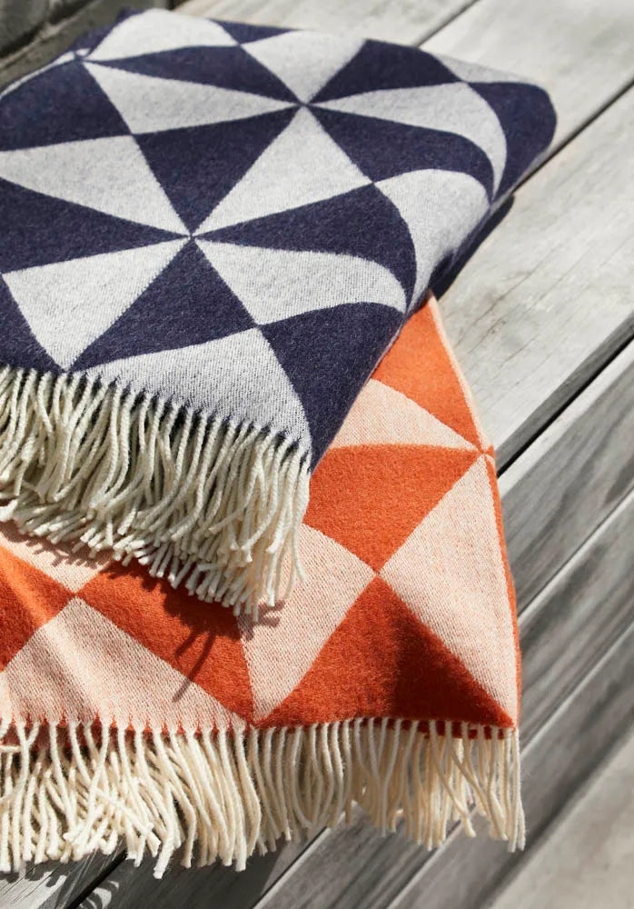 Mirror plaid, orange af Verner Panton