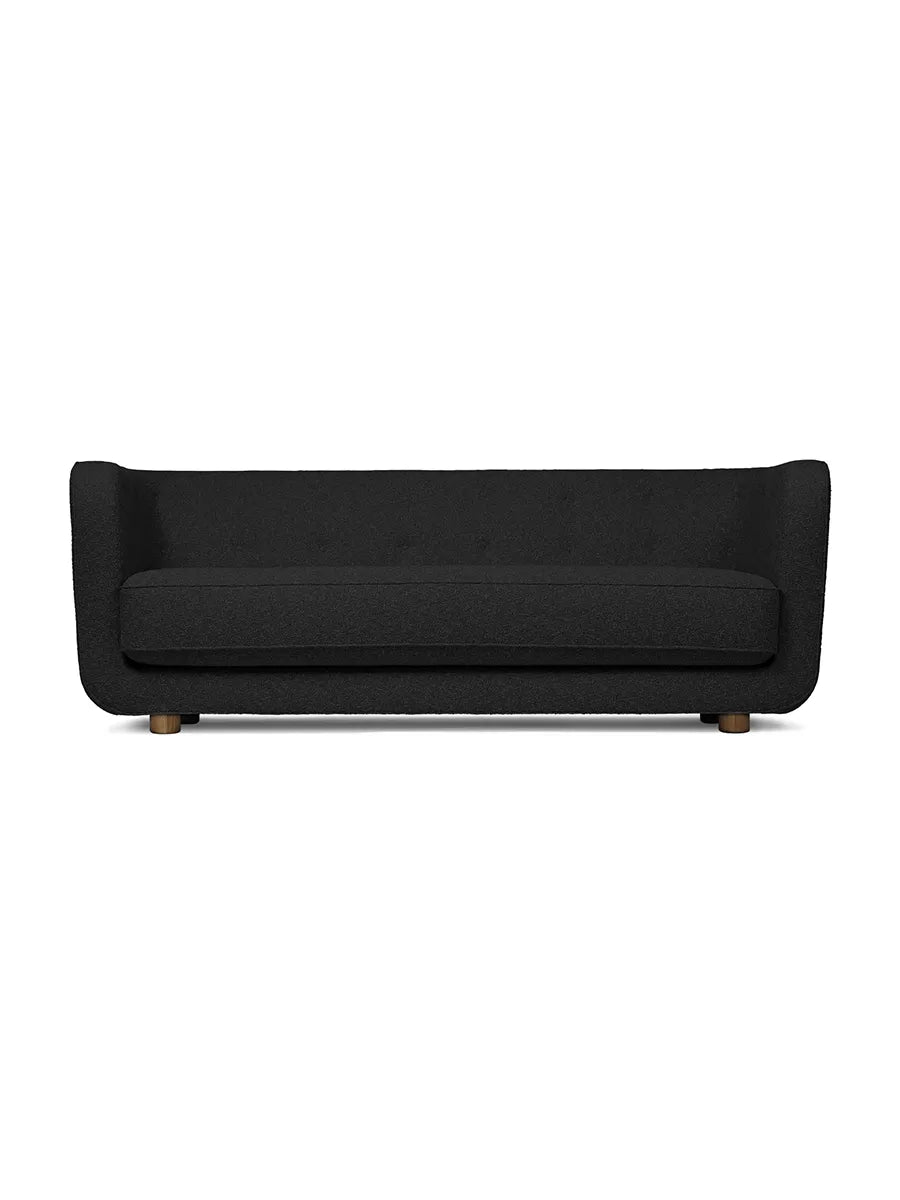 Vilhelm Sofa fra Audo Copenhagen - Stof / Hallingdal 65, 180 / Røget eg - Jacobsen Plus