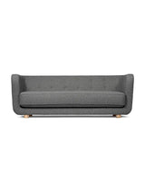 Vilhelm Sofa fra Audo Copenhagen - Stof / Sacho Nara, 002 / Eg - Jacobsen Plus