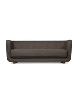 Vilhelm Sofa fra Audo Copenhagen - Stof / Sacho Nara, 003 / Røget eg - Jacobsen Plus