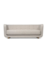 Vilhelm Sofa fra Audo Copenhagen - Stof / Sacho Nara, 007 / Røget eg - Jacobsen Plus