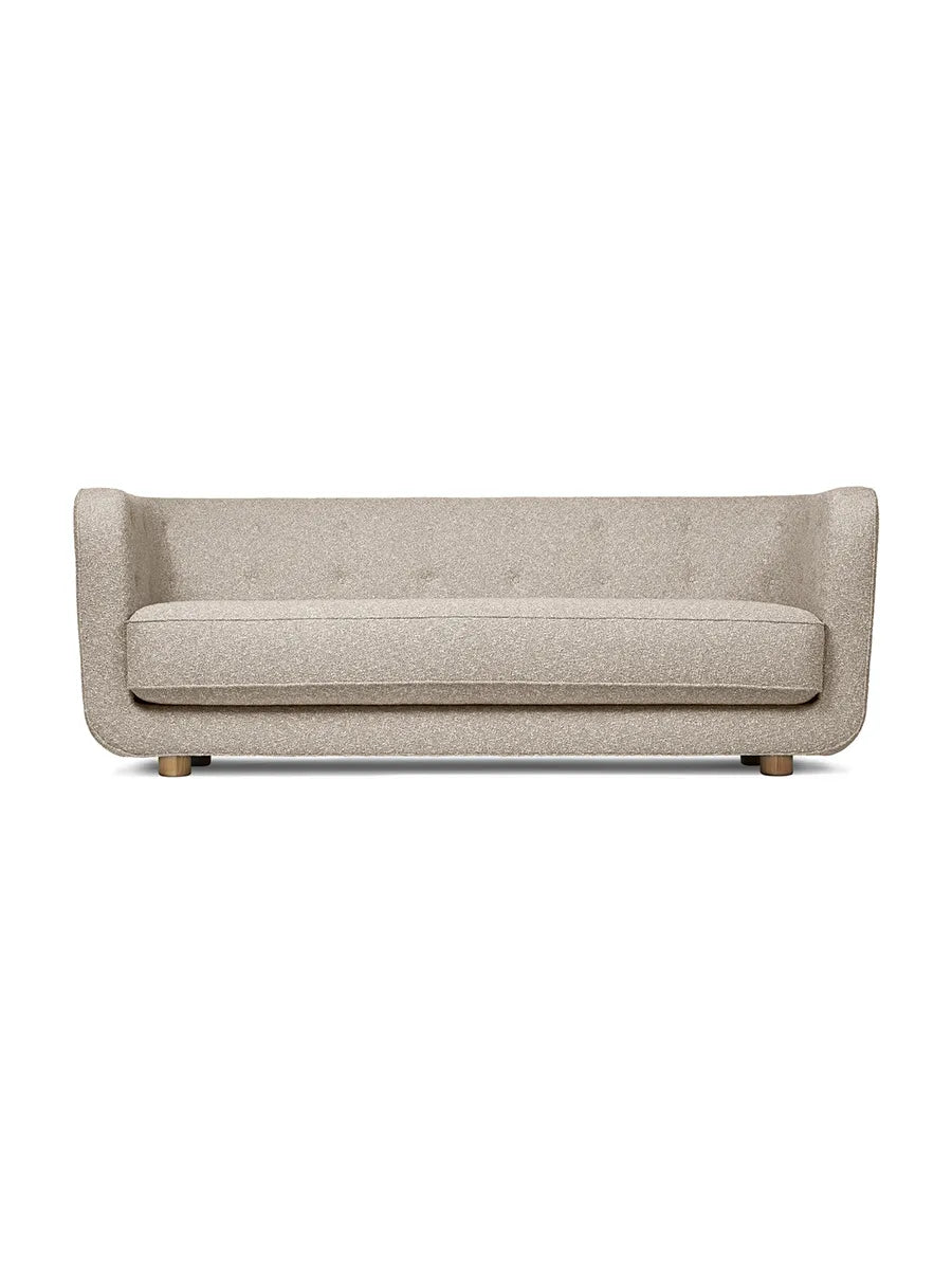 Vilhelm Sofa fra Audo Copenhagen - Stof / Sacho Zero, 012 / Røget eg - Jacobsen Plus