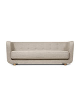 Vilhelm Sofa fra Audo Copenhagen - Stof / Sacho Zero, 012 / Røget eg - Jacobsen Plus