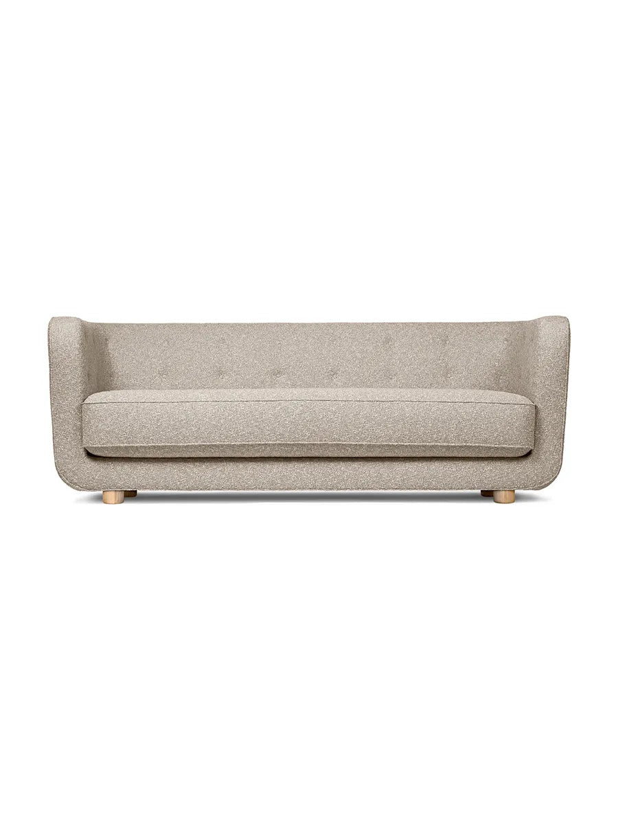 Vilhelm Sofa fra Audo Copenhagen - Stof / Sacho Zero, 012 / Eg - Jacobsen Plus
