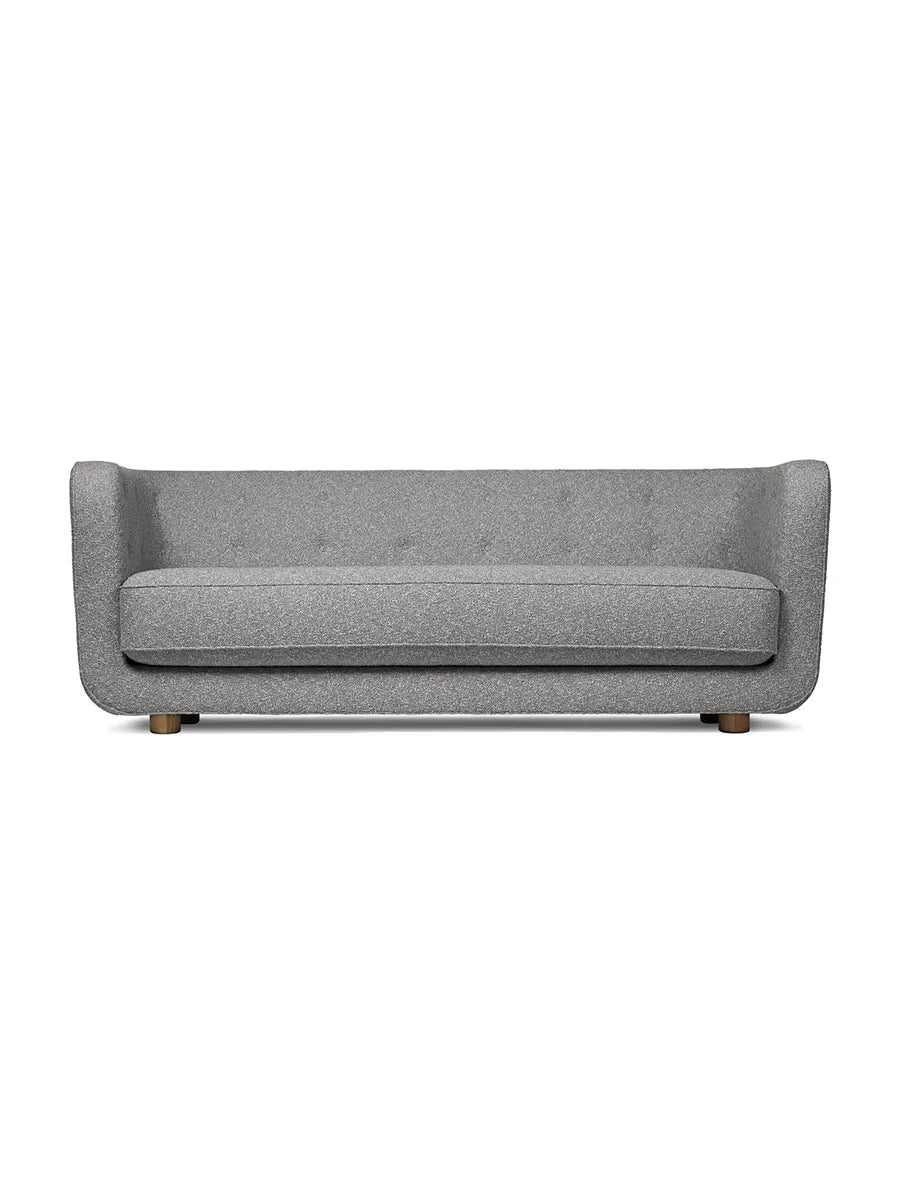 Vilhelm Sofa fra Audo Copenhagen - Stof / Sacho Zero, 016 / Røget eg - Jacobsen Plus