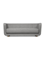 Vilhelm Sofa fra Audo Copenhagen - Stof / Sacho Zero, 016 / Røget eg - Jacobsen Plus