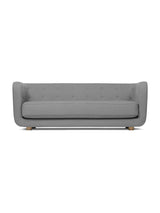 Vilhelm Sofa fra Audo Copenhagen - Stof / Vidar 3, 133 / Røget eg - Jacobsen Plus