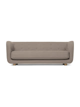 Vilhelm Sofa fra Audo Copenhagen - Stof / Vidar 3, 143 / Røget eg - Jacobsen Plus
