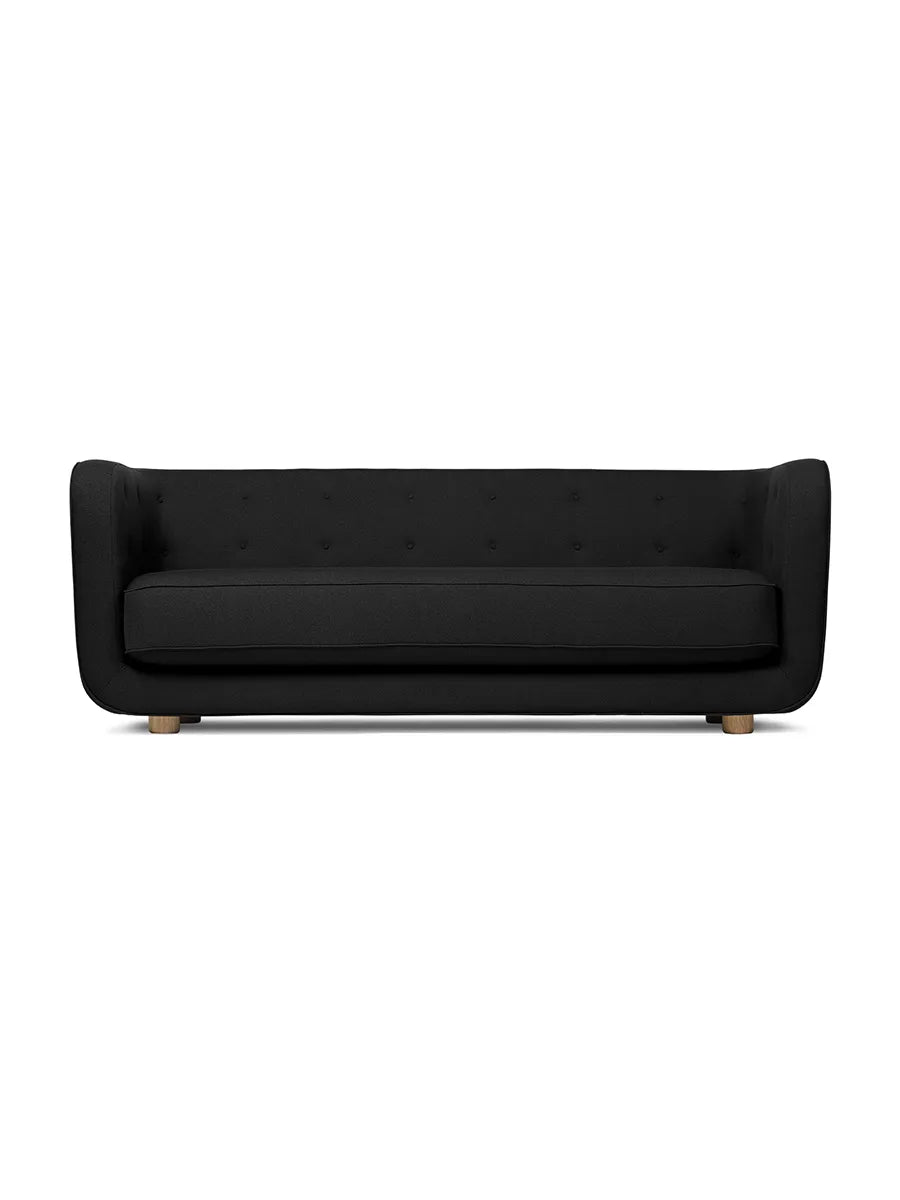 Vilhelm Sofa fra Audo Copenhagen - Stof / Vidar 3, 182 / Røget eg - Jacobsen Plus