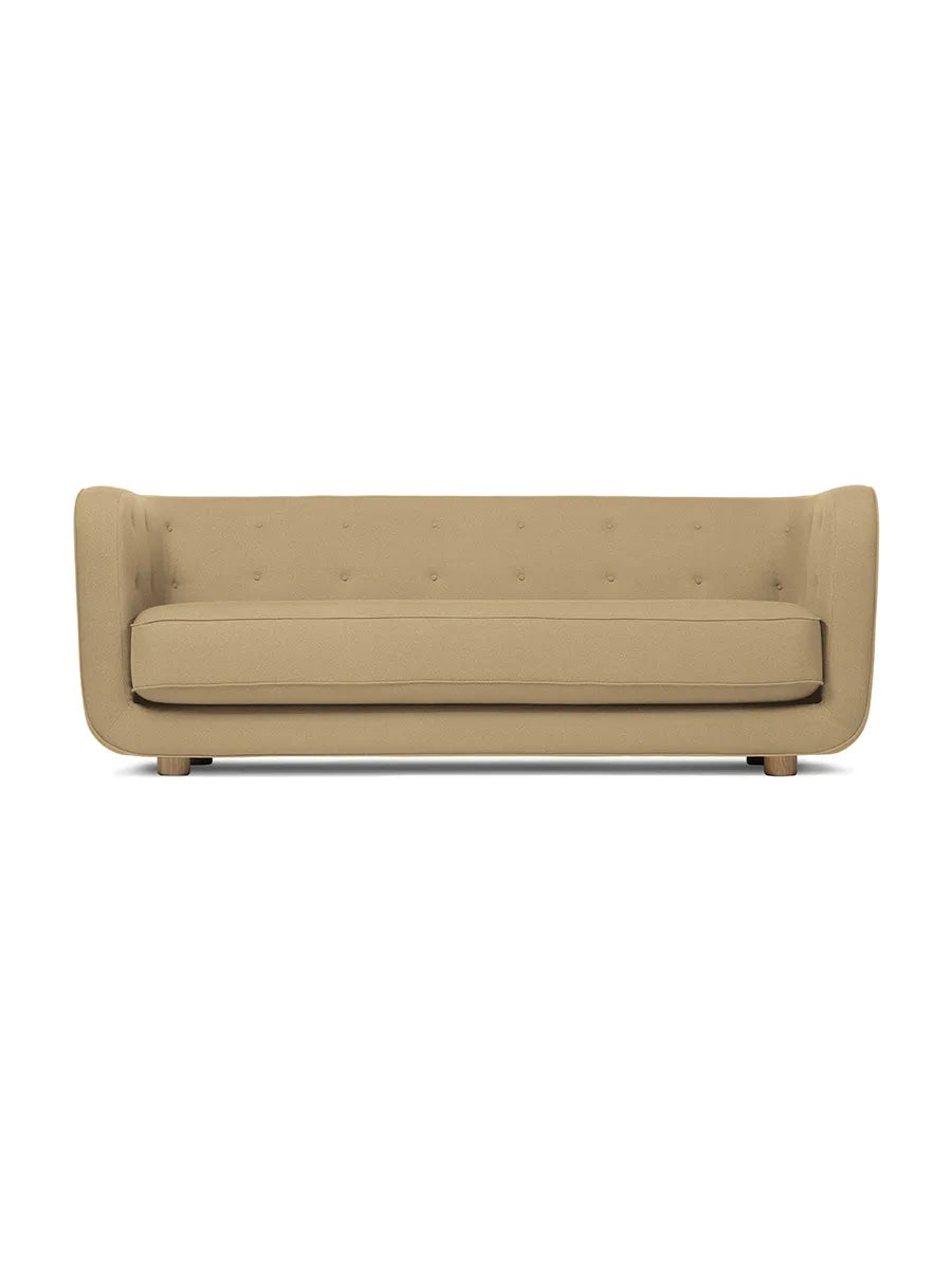 Vilhelm Sofa fra Audo Copenhagen - Stof / Vidar 3, 323 / Røget eg - Jacobsen Plus