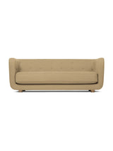 Vilhelm Sofa fra Audo Copenhagen - Stof / Vidar 3, 323 / Røget eg - Jacobsen Plus