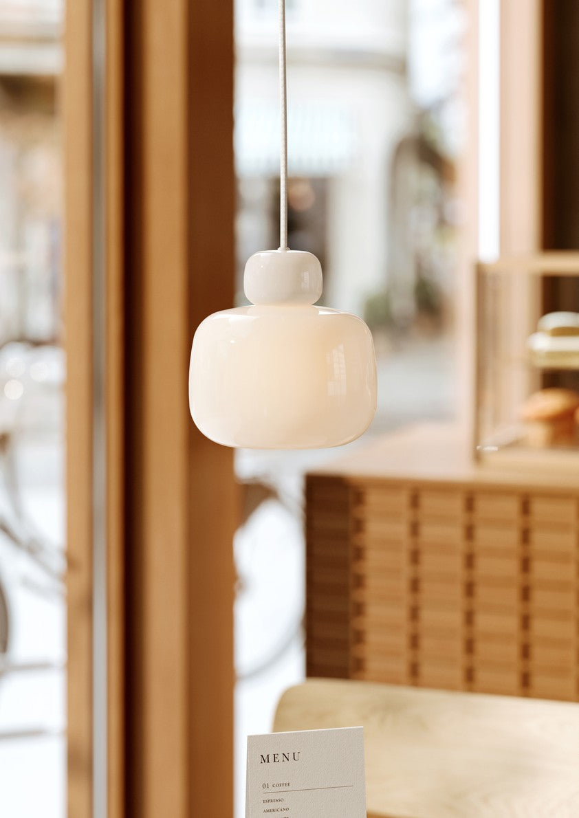 Stone pendel, glas fra Woud - 8 - Jacobsen Plus