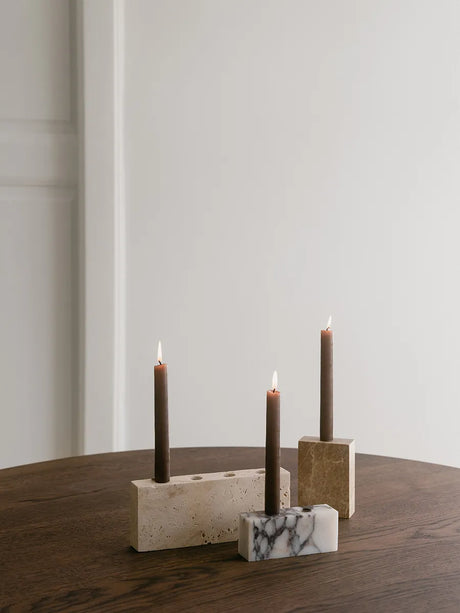 Epode Lysestage, calacatta violetta fra Wabi Sabi Nordic - 3 - Jacobsen Plus