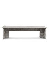 Fjer Sofabord 160 cm, travertin silver fra Wabi Sabi Nordic - 1 - Jacobsen Plus