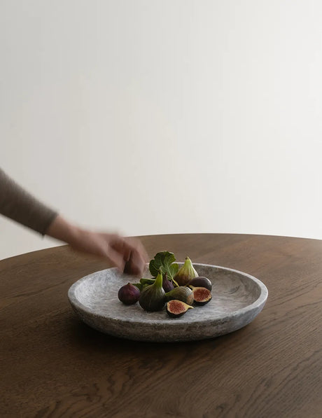 Hyben Fad, silver travertin fra Wabi Sabi Nordic - 3 - Jacobsen Plus