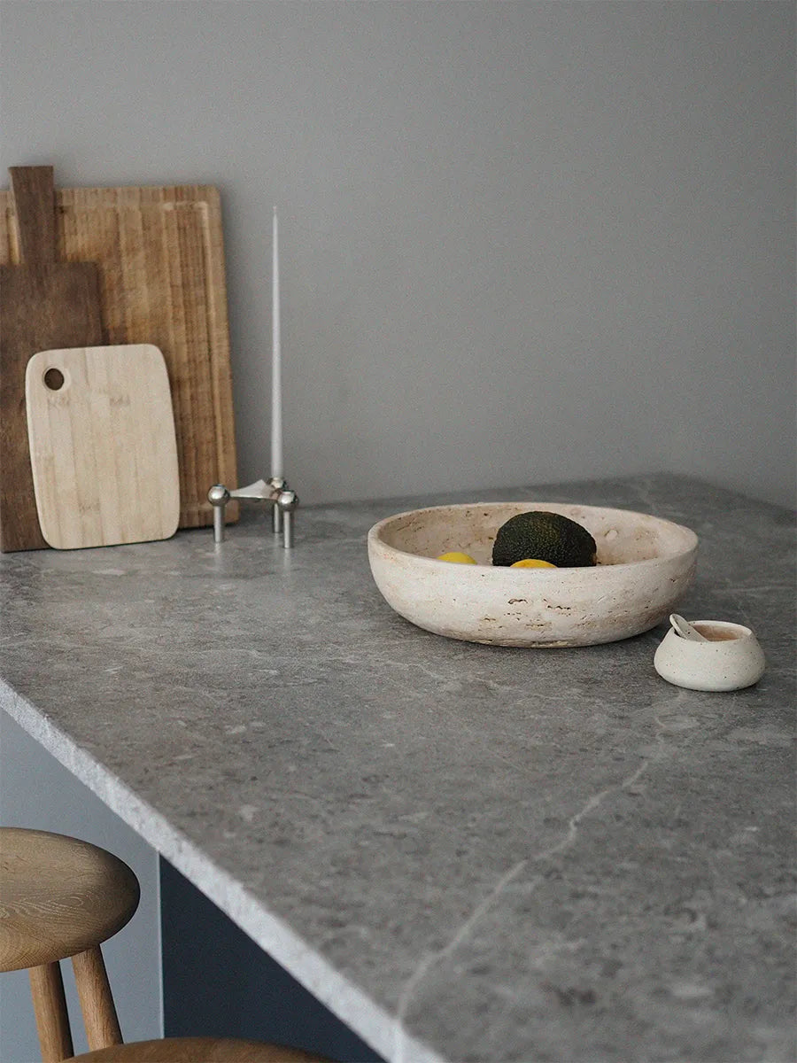 Hyben Skål, travertin fra Wabi Sabi Nordic - 7 - Jacobsen Plus