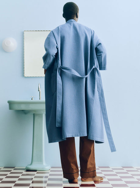 Waffle Badekåbe, dusty blue fra Hay - 3 - Jacobsen Plus
