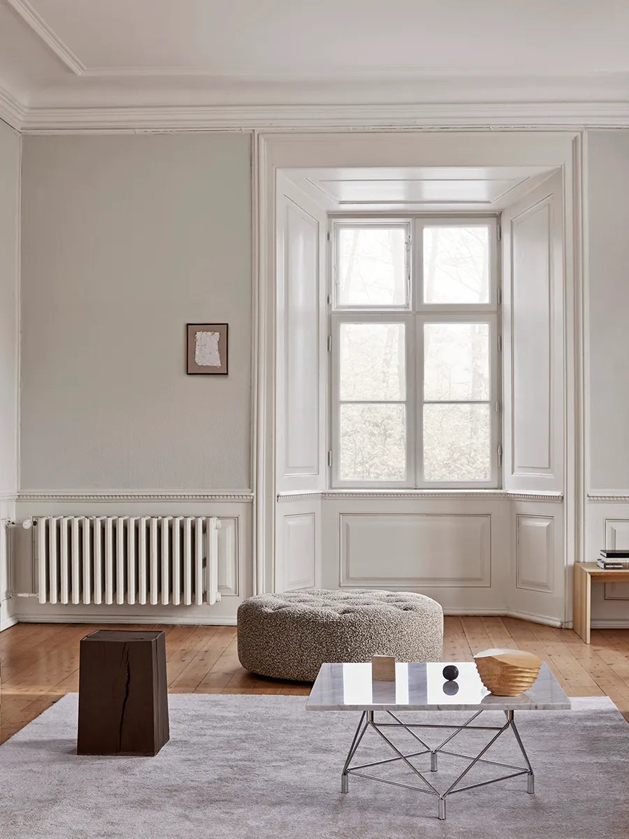 Spider Sofabord 80 x 80 cm, sort stel fra Eilersen