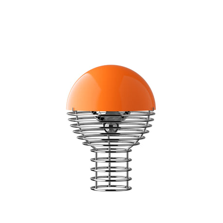 Wire portable bordlampe, Ø18 af Verner Panton - Orange - Jacobsen Plus