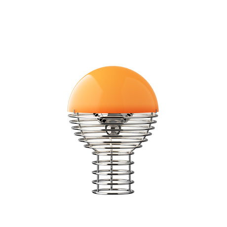 Wire portable bordlampe, Ø18 af Verner Panton - Orange - Jacobsen Plus