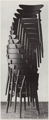 Wohlert Louisiana stol, valnød sort læder fra Stellar Works - 3 - Jacobsen Plus