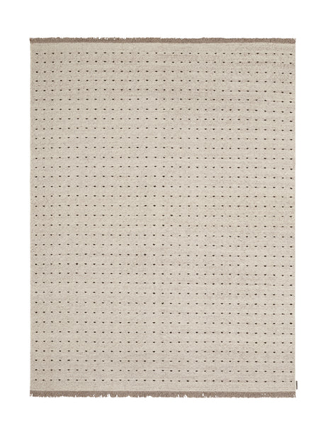 Yield Dot Naturally Coloured Fringes tæppe, 0115 fra Kvadrat - 1 - Jacobsen Plus