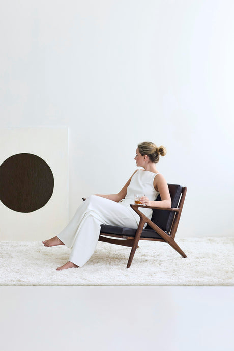 Z Chair, sortlakeret eg fra DK3 - 1 - Jacobsen Plus