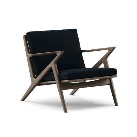 Z Chair, eg fra DK3 - Røget eg - Alpaca 1108 - Jacobsen Plus