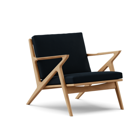 Z Chair, eg fra DK3 - Eg olie - Alpaca 1108 - Jacobsen Plus