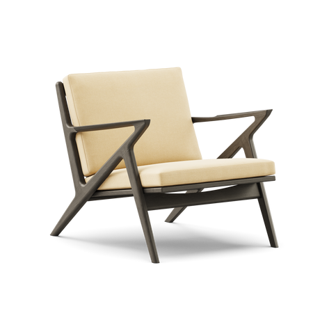 Z Chair, sortlakeret eg fra DK3 - Sortlakeret eg - Balmoral 02 - Jacobsen Plus