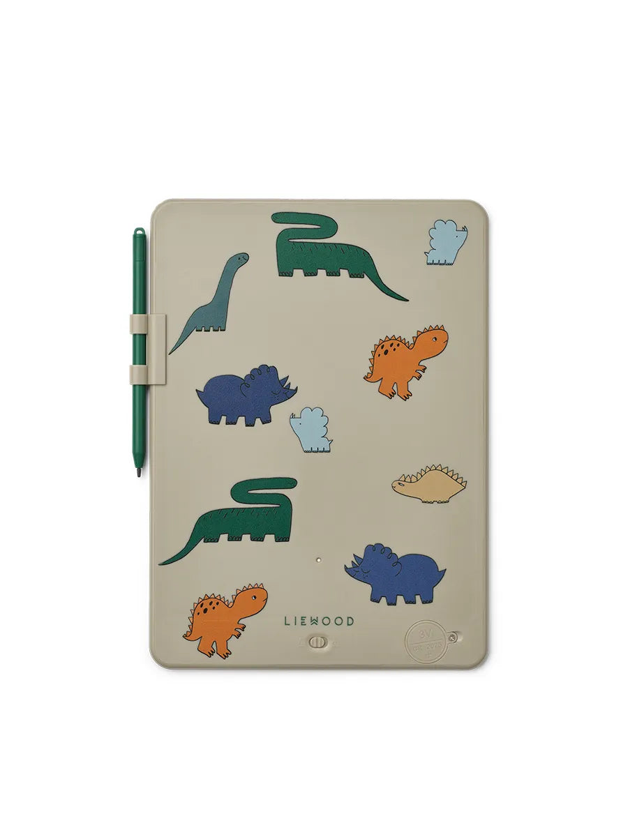 Zora LCD-Tegnetavle, dinosaurs/mist fra Liewood - 2 - Jacobsen Plus