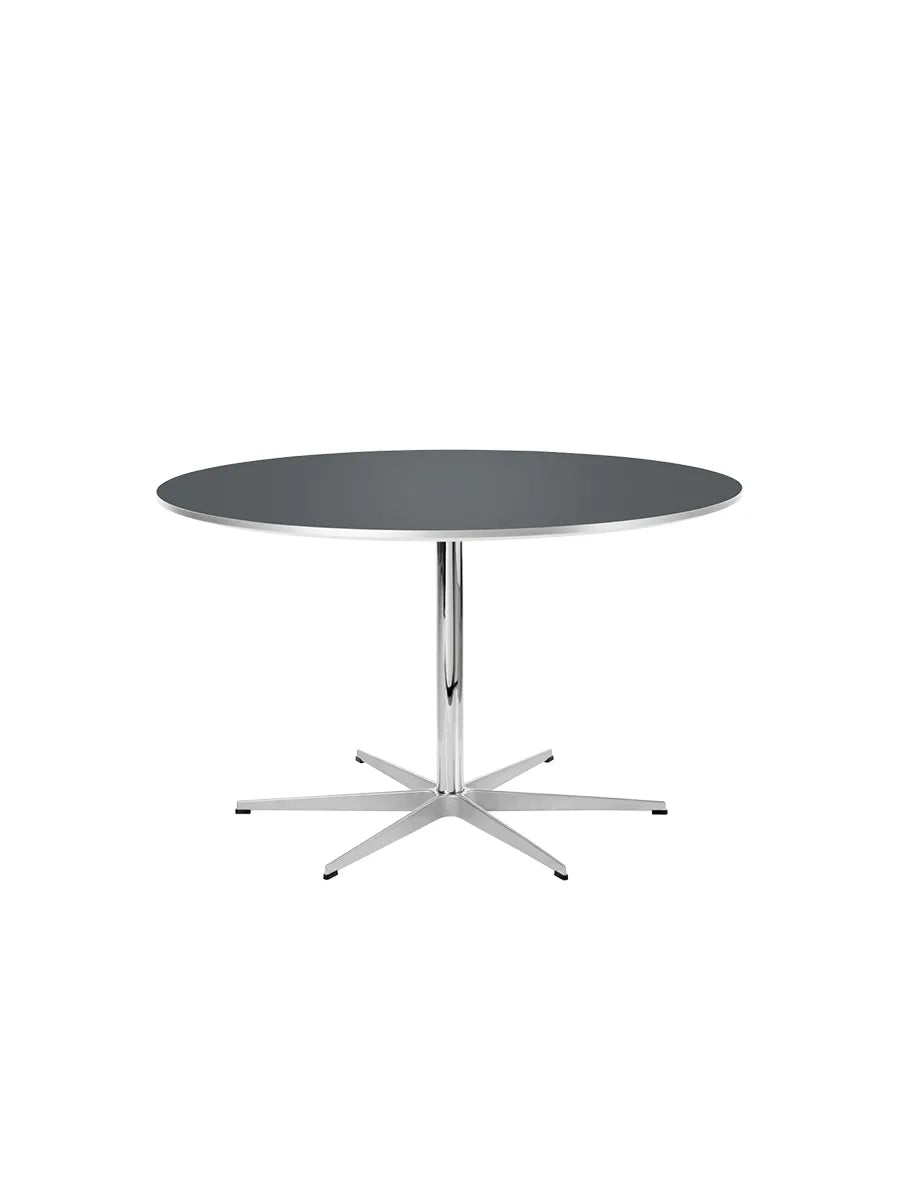 Piet Hein A825 Spisebord, Ø120 cm fra Fritz Hansen - Grey Bromo m. alukant (specialfarve) - Jacobsen Plus