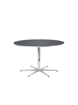 Piet Hein A825 Spisebord, Ø120 cm fra Fritz Hansen - Grey Bromo m. alukant (specialfarve) - Jacobsen Plus