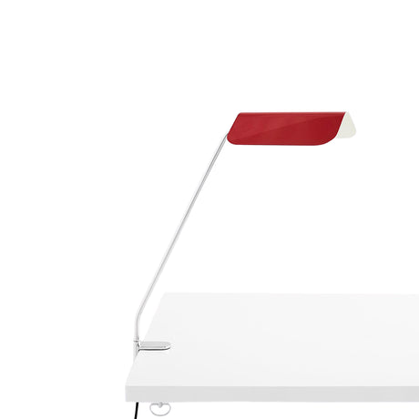 Apex Desk Clip Lamp fra Hay - Maroon Red - Jacobsen Plus