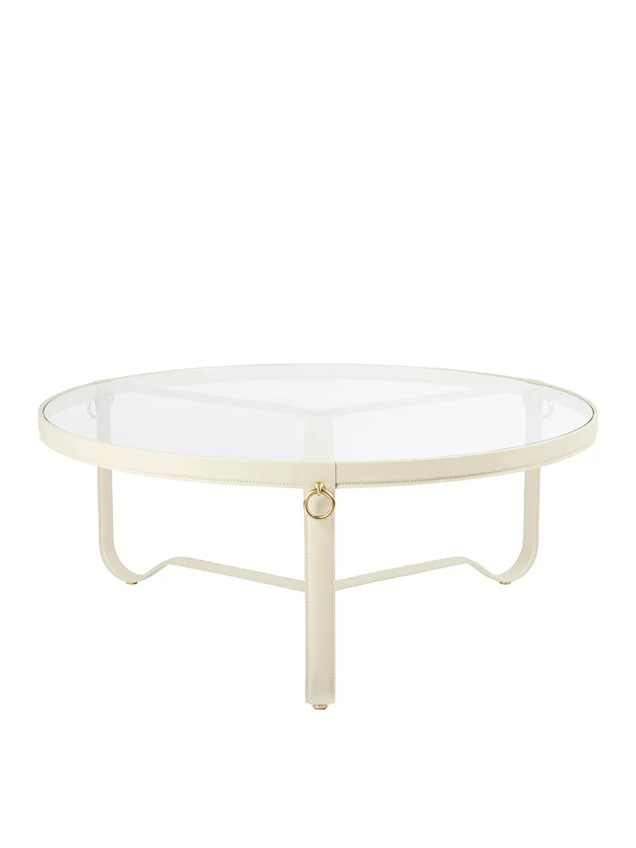 Adnet Coffee Table Ø100 cm, cream fra GUBI - 1 - Jacobsen Plus