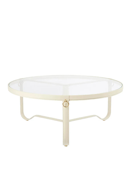 Adnet Coffee Table Ø100 cm, cream fra GUBI - 1 - Jacobsen Plus