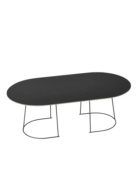 Airy Coffee Table, large fra Muuto - Black - Jacobsen Plus