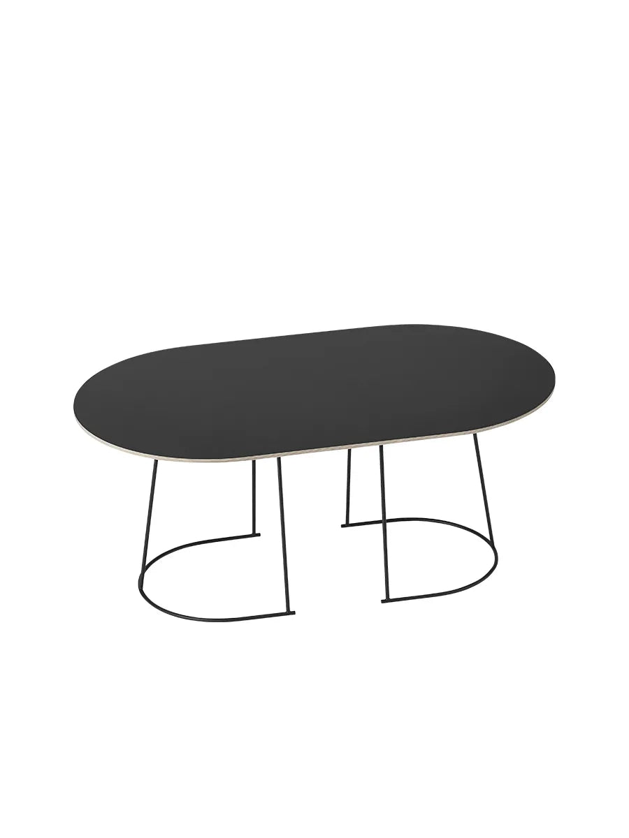 Airy Coffee Table, medium fra Muuto - Black - Jacobsen Plus