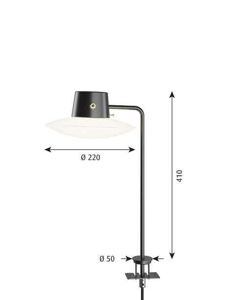 AJ Oxford 410 Bordlampe på pind fra Louis Poulsen - 3 - Jacobsen Plus