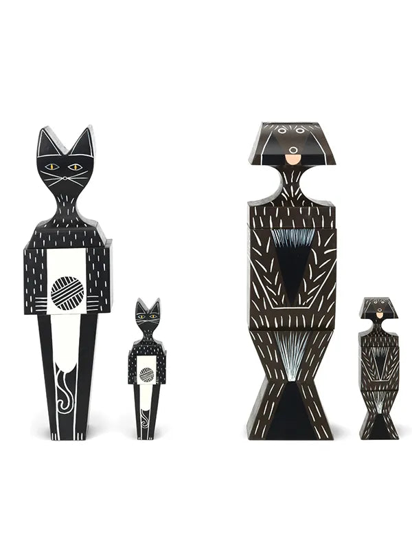 Wooden Doll, Cat & Dog fra Vitra