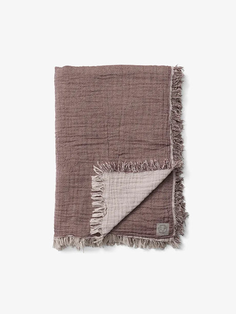 Collect Cotton Throw SC33 fra &Tradition - Cloud-Burgundy - Jacobsen Plus