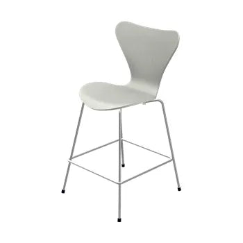 3187 Lav Barstol af Arne Jacobsen - Uden polstring / Farvet ask / Nine grey - Jacobsen Plus