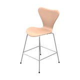 3187 Lav Barstol af Arne Jacobsen - Fuldpolstret / Natur læder / Natur - Jacobsen Plus