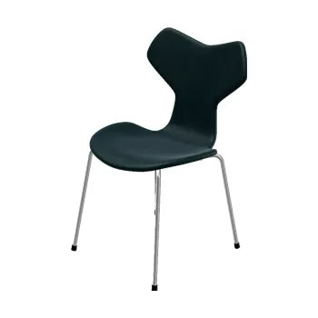3130 Grand Prix, fuldpolstret af Arne Jacobsen - Fuldpolstret / Essential læder / Sort - Jacobsen Plus