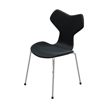3130 Grand Prix, fuldpolstret af Arne Jacobsen - Fuldpolstret / Grace læder / Mørk-brun - Jacobsen Plus
