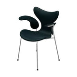 3208 Liljen med armlæn af Arne Jacobsen - Soft læder / Sort - Jacobsen Plus